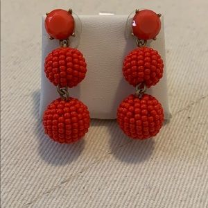 J. Crew Red Earrings!